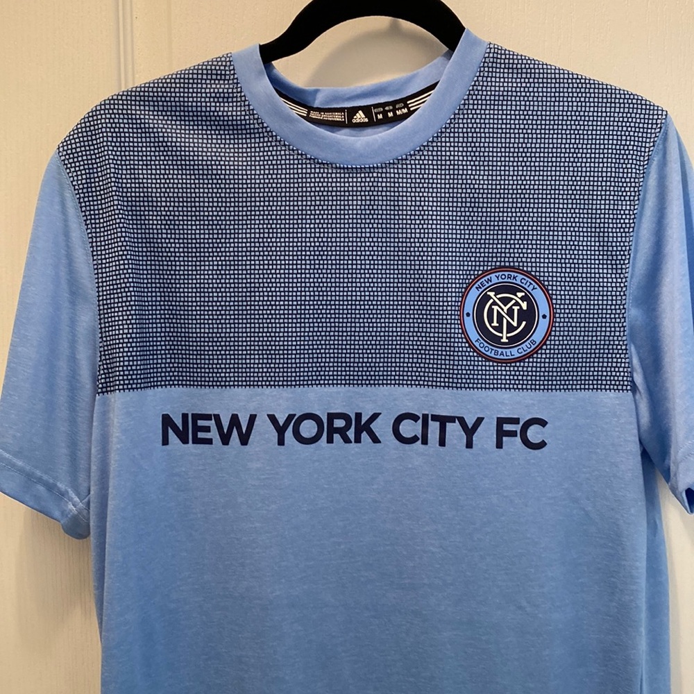 Adidas T-Shirt: New York City FC blue T-shirt